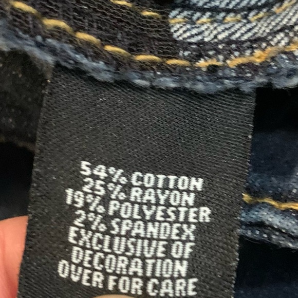 Relativity Dark Wash Pull-On Jeans 12 - Picture 4 of 5